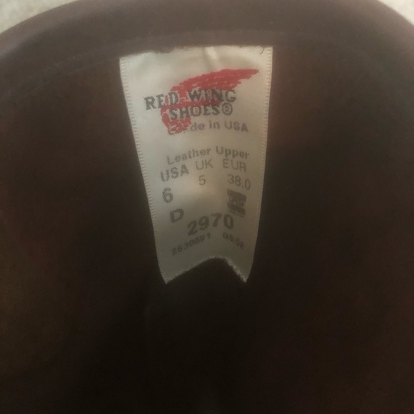 Redwing Leather Boot women’s size 6 brown - Picture 5 of 5